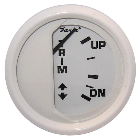 Faria Beede Instruments Dress White 2" Trim Gauge (Mercury / Mariner / Mercruiser / Volv 13122